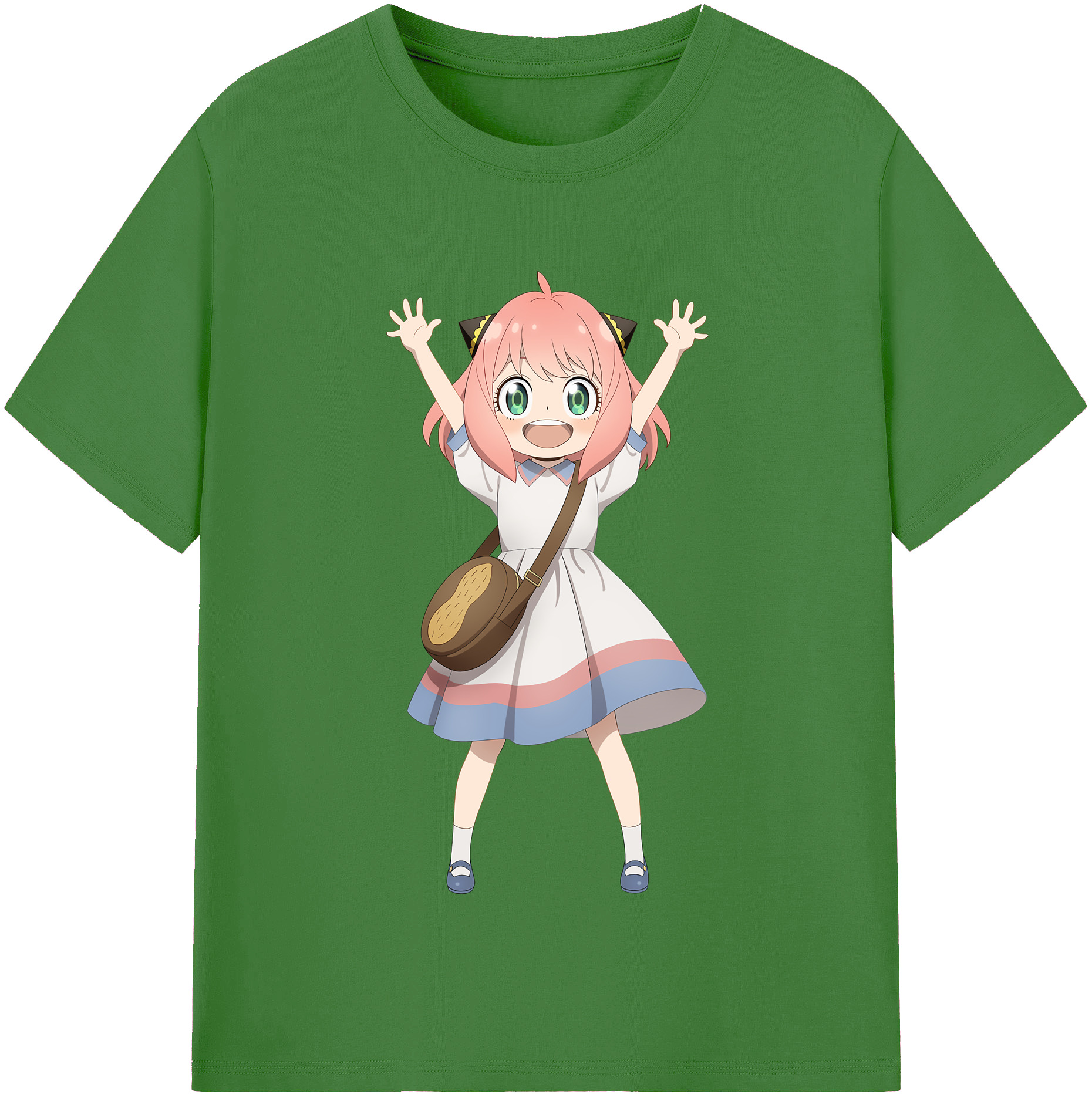 （画像用） SPY×FAMILY间谍家家酒 レディースカジュアルプリントTシャツ（綿100％）